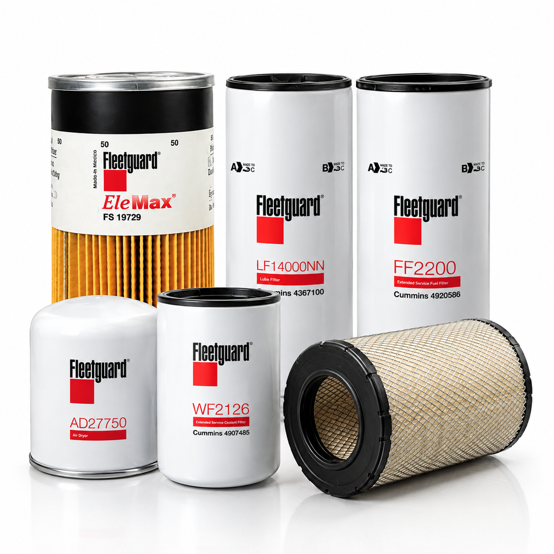 KIT DE FILTROS FLEETGUARD PARA MANTENIMIENTO PREVENTIVO MOTOR CUMMINS ISX INTERNATIONAL 9200