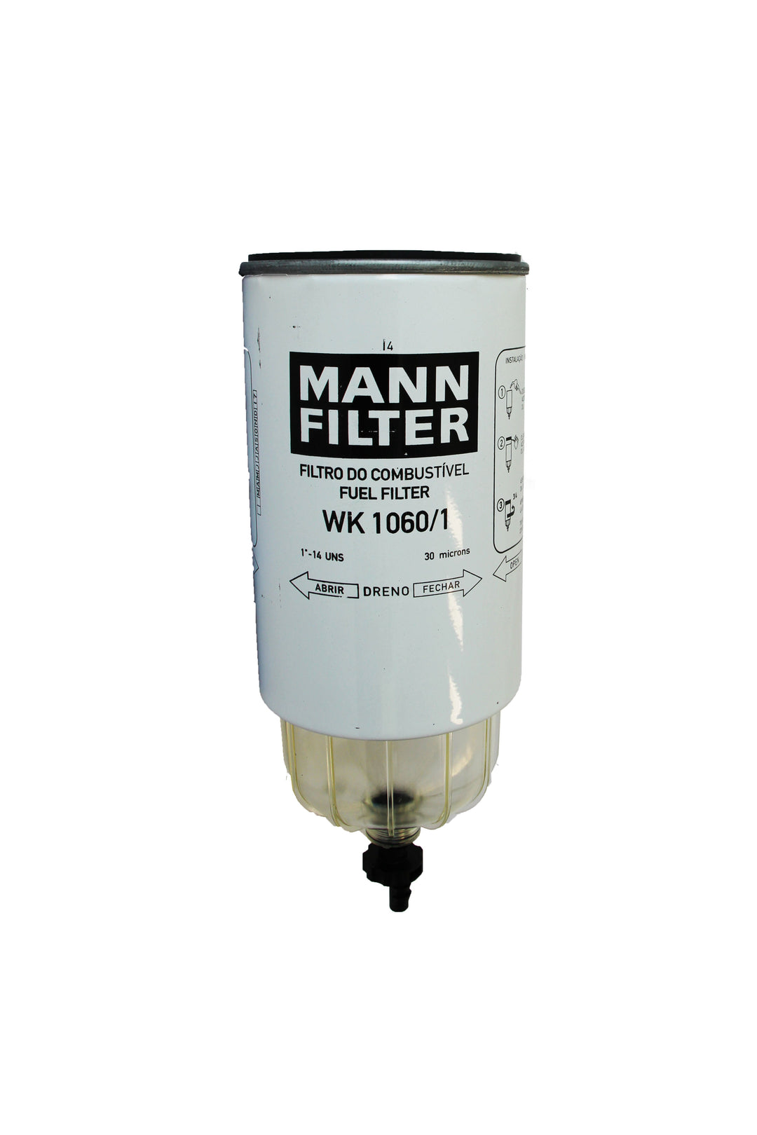 FILTRO PARA COMBUSTIBLE ENROSCABLE TIPO SELLADO MANN FILTER PROMO 468